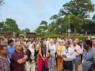 BRICS Delegation Visits Sun Temple and Byakhan Center, Showcasing Odisha’s Cultural Heritage