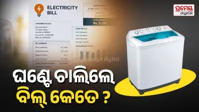 Washing machine electricity consumption