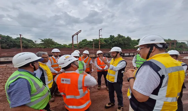 Omc managing director visits gandhamardan