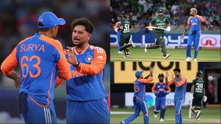 India vs Pakistan, 6th Match, Group A - 1st innings update