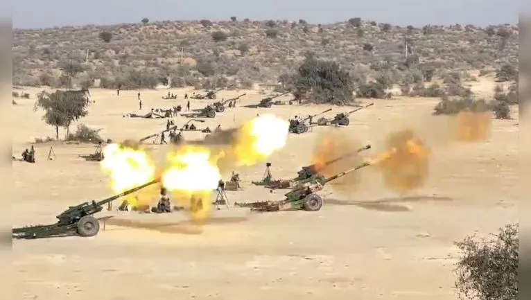 Amogh Fury Indian Army Exercise Pakistan Border
