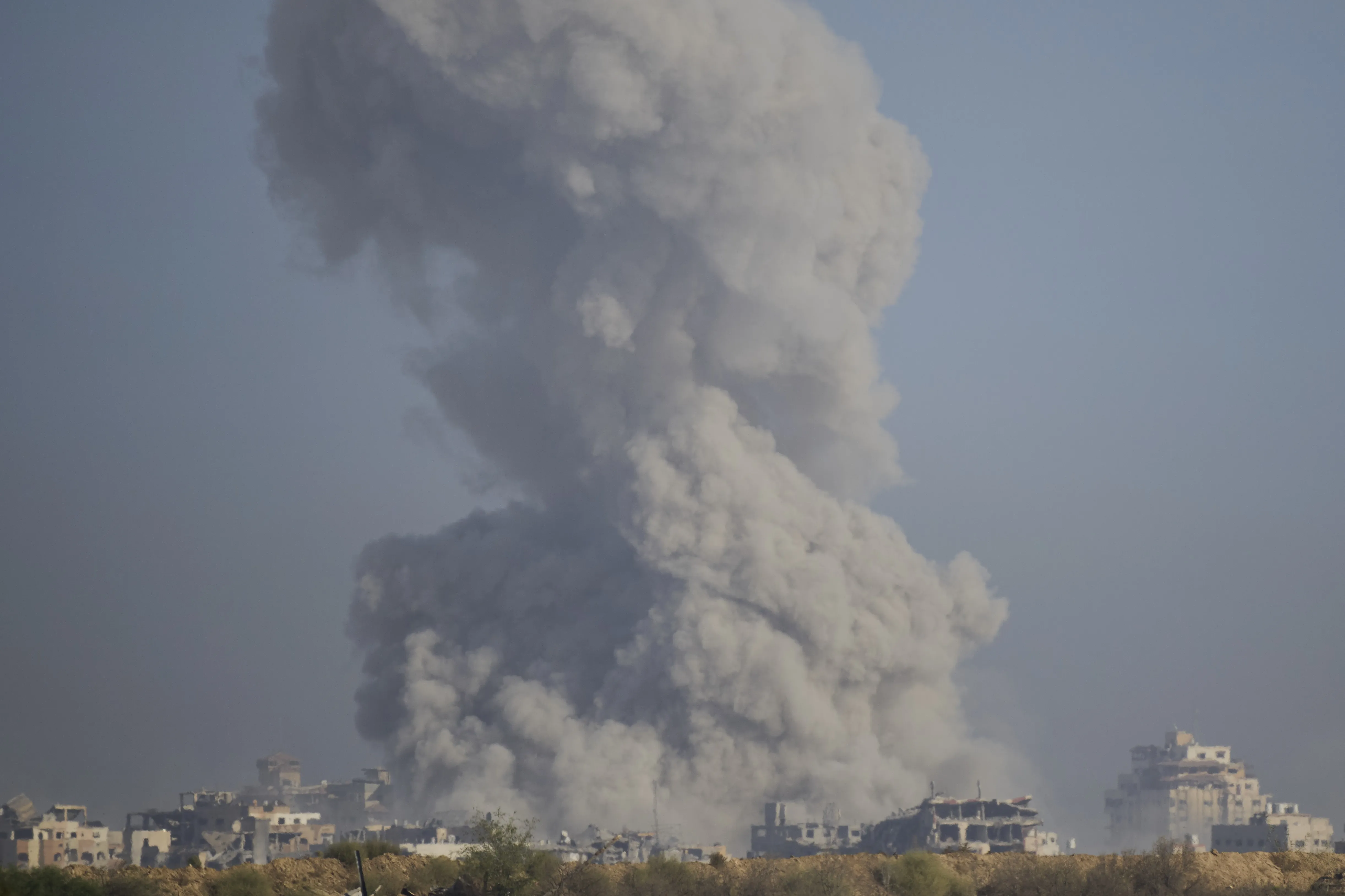 israel launches strike in gaza