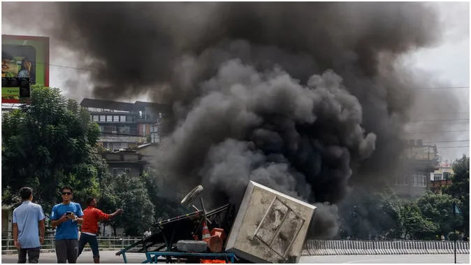 Nepal protest