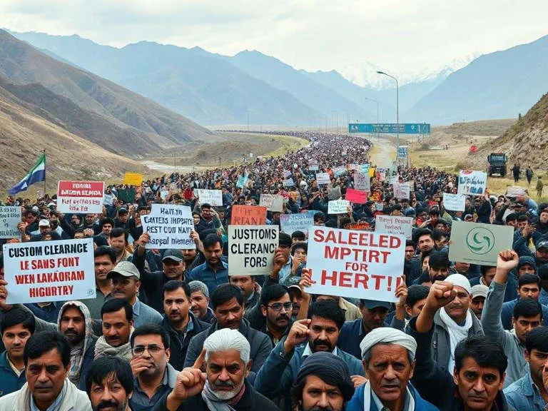why protest in pok 