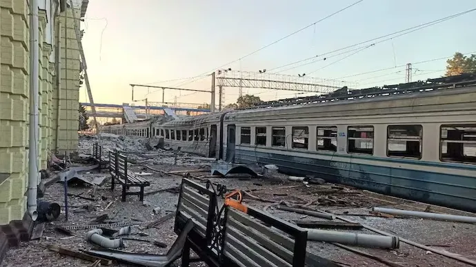 Russian attack on Kyiv-bound passenger train