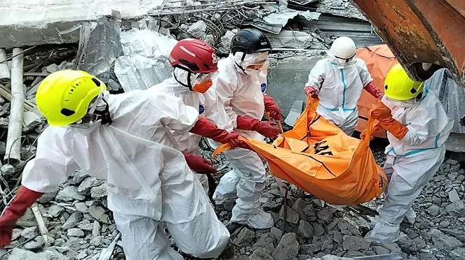 Indonesia school building collapse