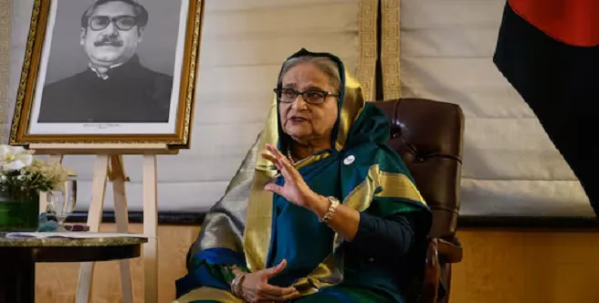 Sedition case filed against Sheikh Hasina
