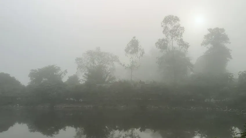 heavy fogg in lamtaput block