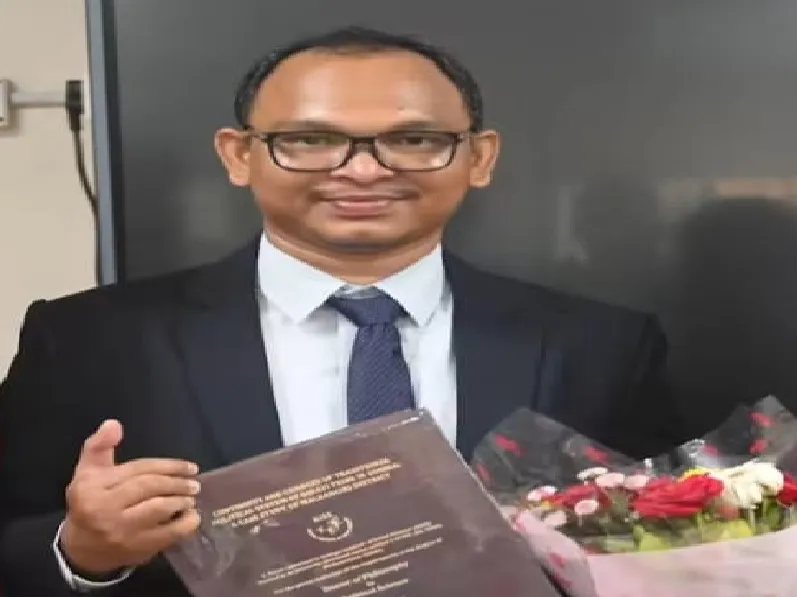 First youth from the tribal to get doctorate degree