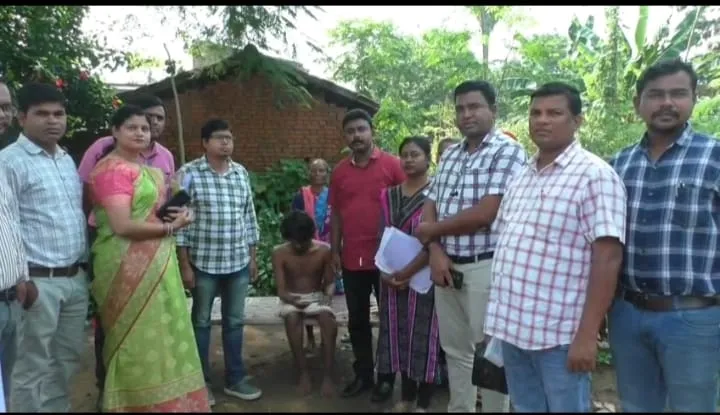 Medical team reaches youth tied in chains