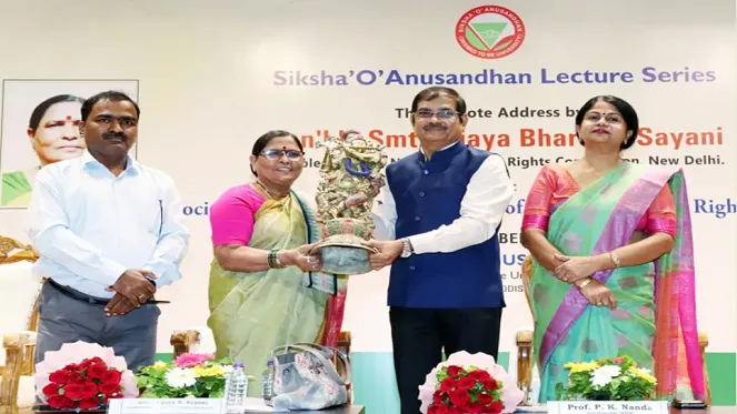 National Human Rights Commission Member Smt. Vijaya Bharti Sayani attended the SOA Lecture Series