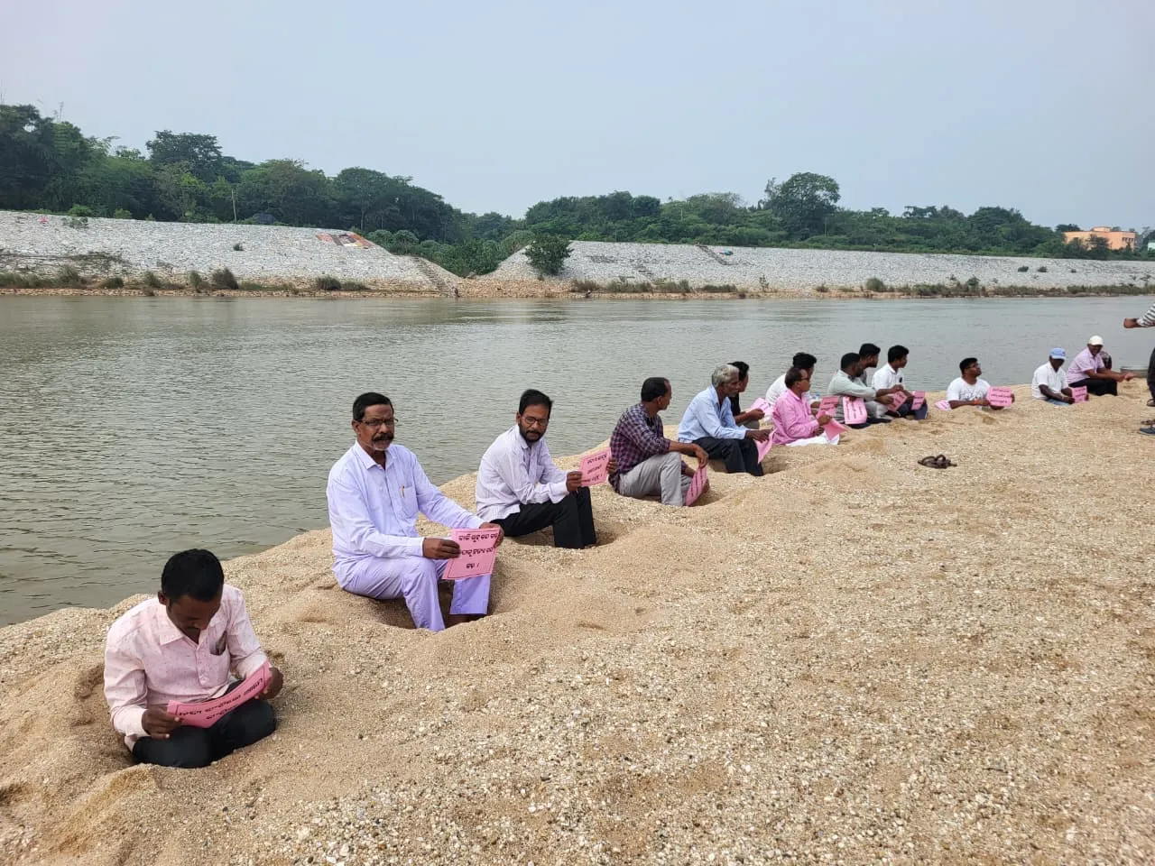 sand satyagrah in anandapur keonjhar
