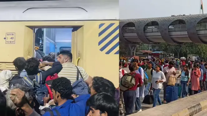 Crowds from railway station to bus stand for Diwali and Chhath Puja