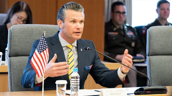 US lawmaker writes letter to Secretary of War