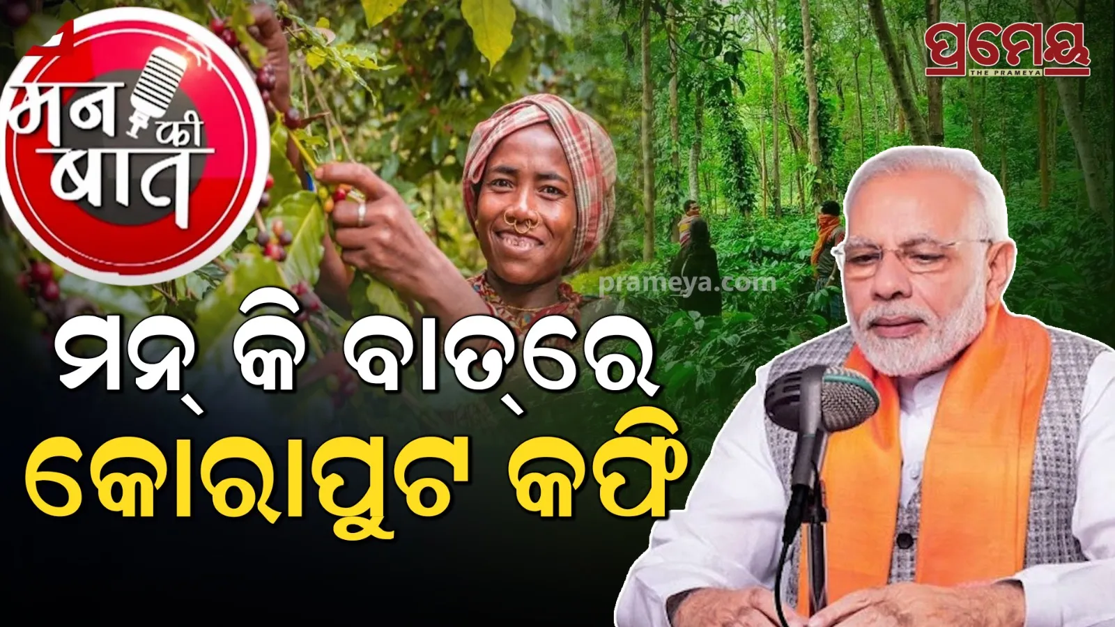  Mann Ki Baat, pm modi on coffee