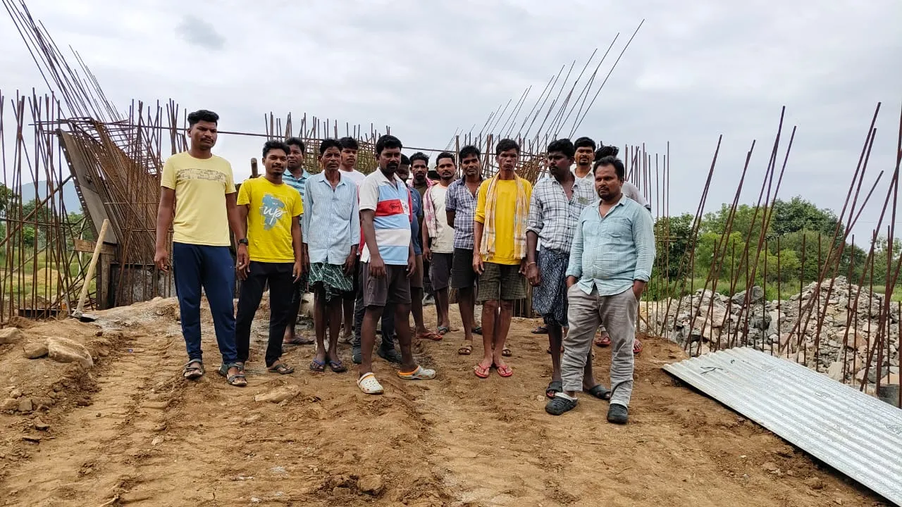Koksara Bridge Work Order Villagers Protest