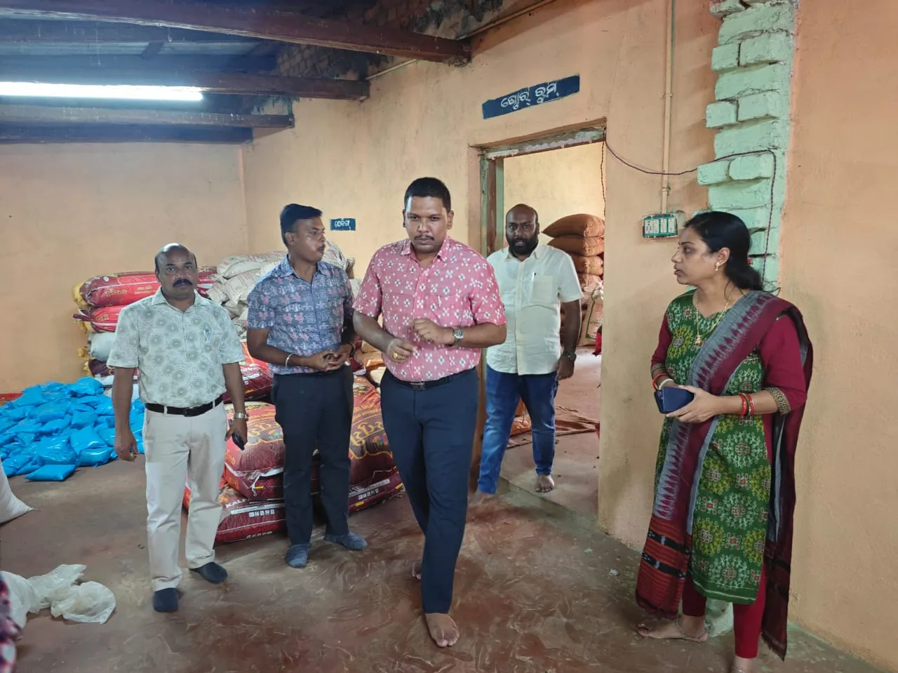 District Collector Visit Firingia Block
