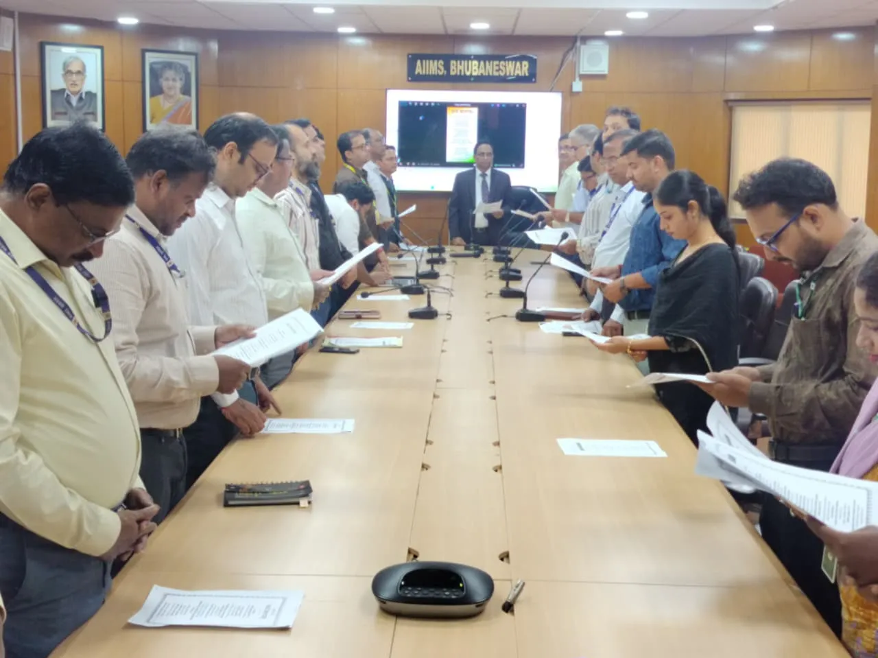 AIIMS Bhubaneswar Celebrates 150 Years of Vande Mataram