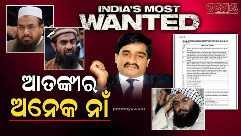 Indian Agencies Listed Most Wanted 20 Terrorist Name Change 