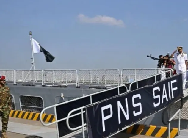Pakistani warship