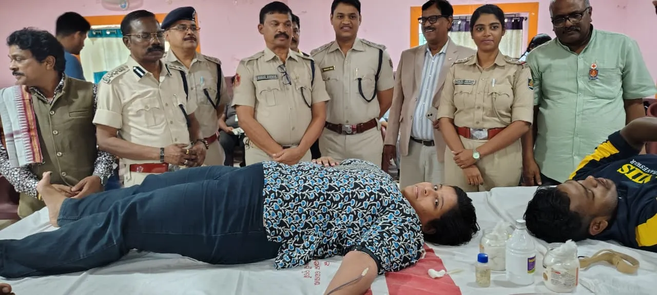 Commissionerate Police organizes 3 blood donation camp 
