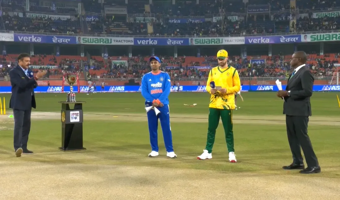 Team India won the toss and elected to bowl first