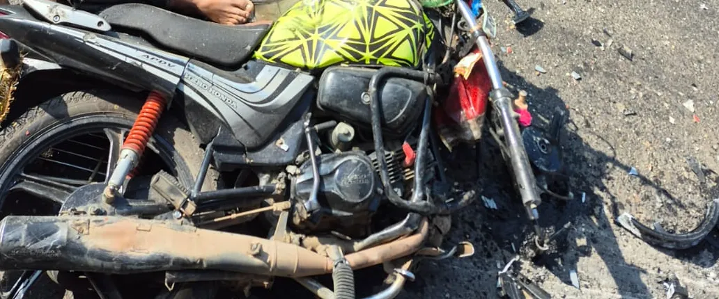 Bus–Bike Head-On Crash in Rayagada: 2 Students Dead