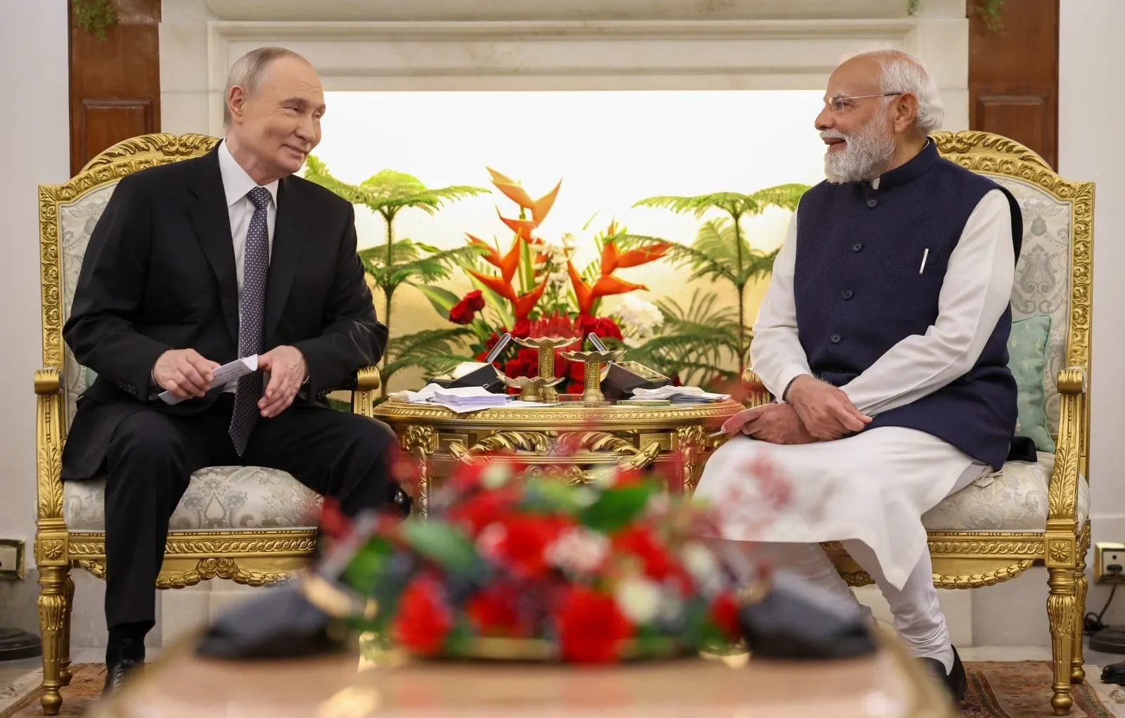 List Outcomes of Russian President Putin visit India