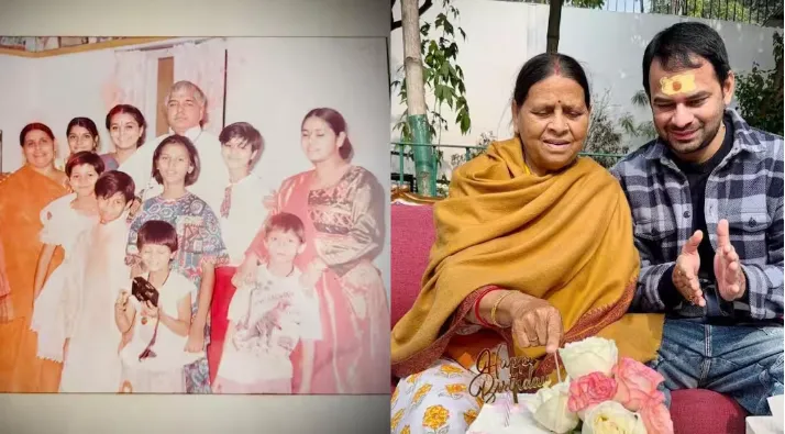  Tej Pratap Yadav Visits Rabri Devi’s Residence