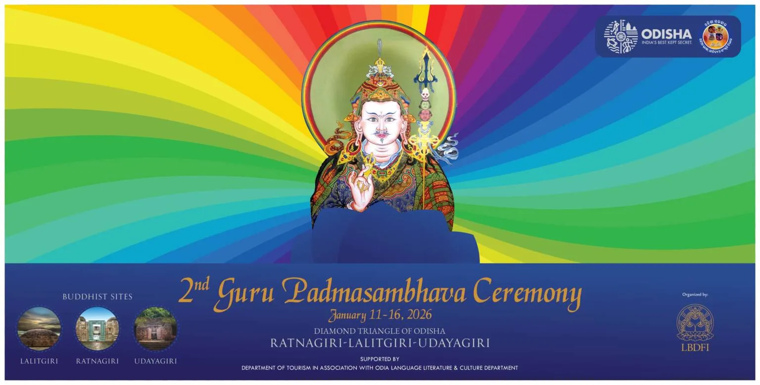 Guru Padma Sambhab prayer ceremony to be held in Odisha's Diamond Triangle