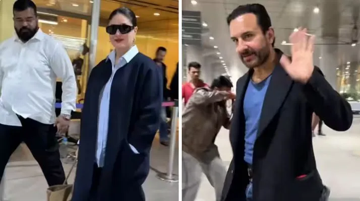 Kareena Kapoor and Saif Ali Khan make stylish appearance