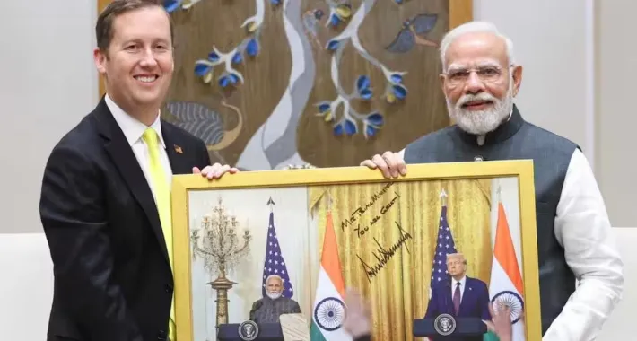 Sergio Gor takes charge as US Ambassador to India