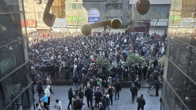 Iran Inflation People Protest 7 Dead