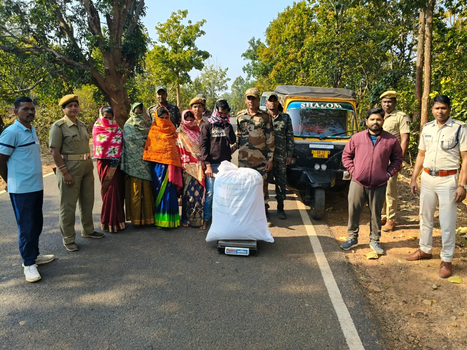 Police seized 30 kg of marijuana from an auto-rickshaw  