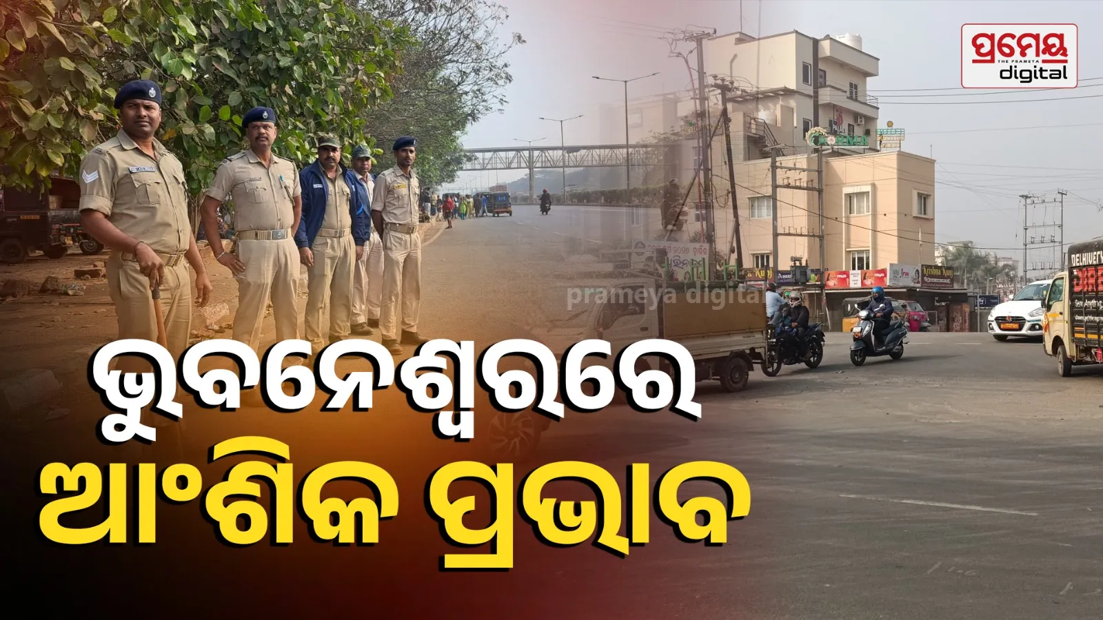 Bhubaneswar Partially Affected, Normalcy Restored by 9:30 AM