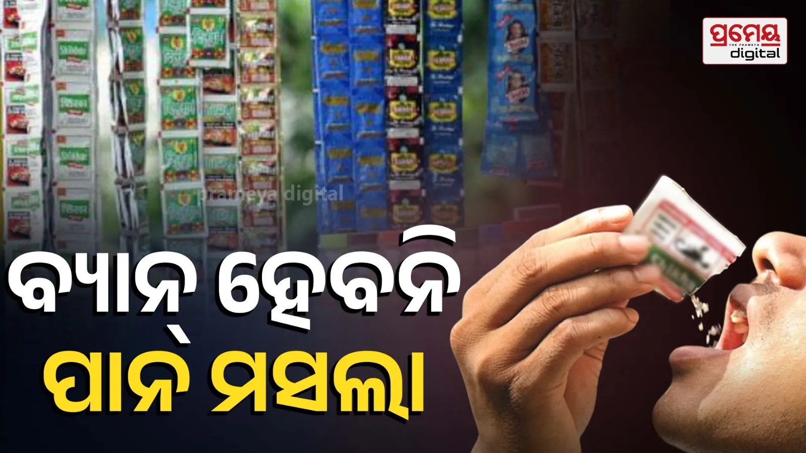 No Ban on Pan Masala