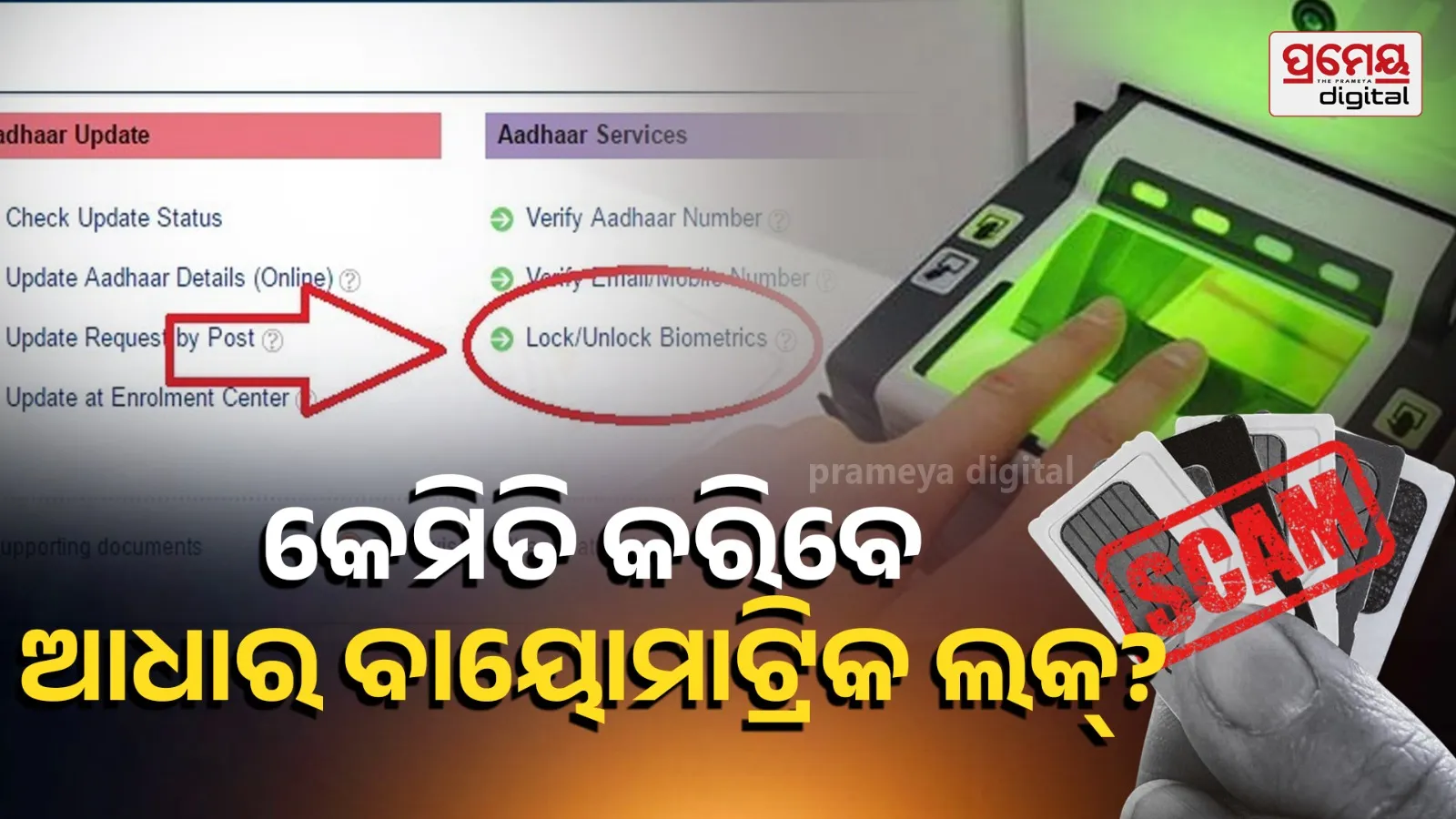 Aadhar Misuse Biomatric Authentication Lock UIDAI