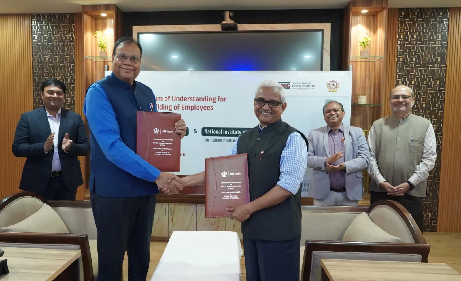National Institute of Technology Rourkela signs an MoU with Odisha Mining Corporation 