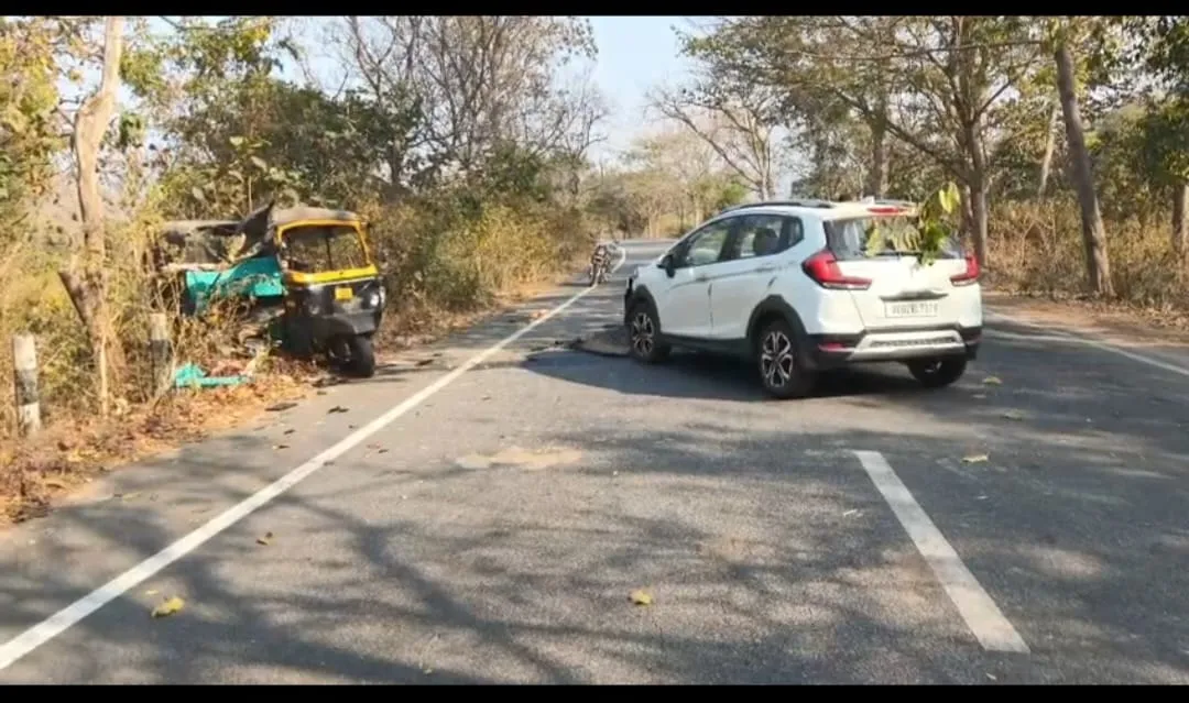 Auto-car head-on collision