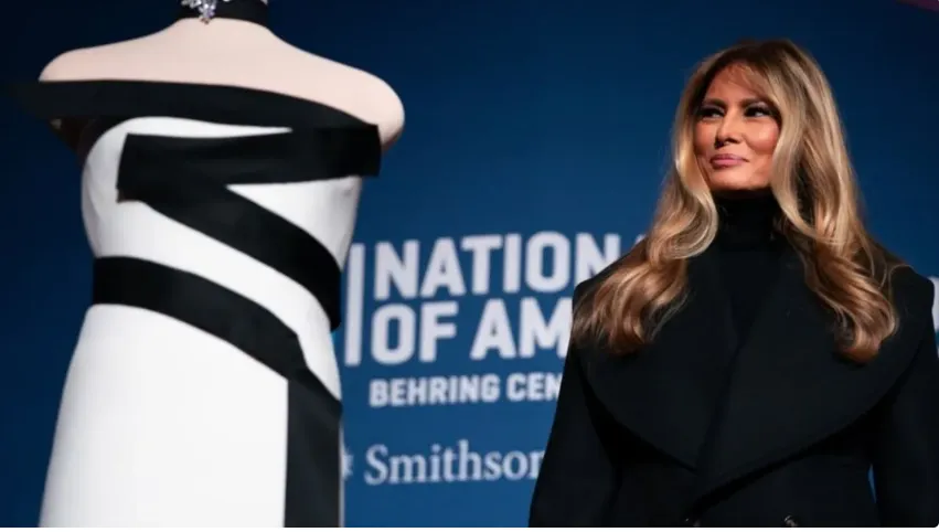  Melania Trump Donates Second Inaugural Gown