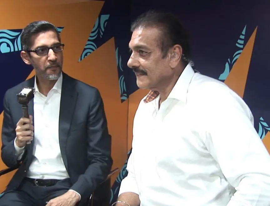 sundar pichai in the commentary box