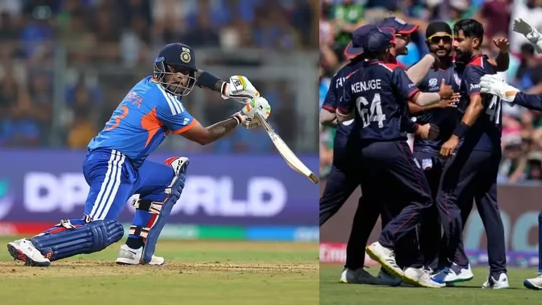 India vs United States of America, 3rd Match- 1st innings update