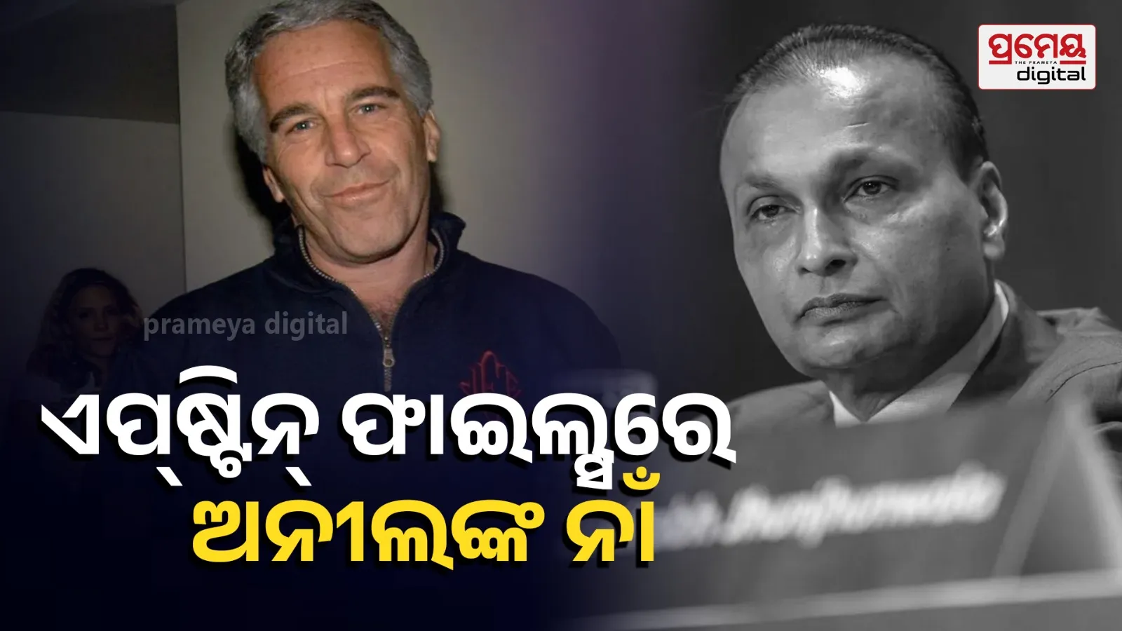 Anil Ambani name in Jeffrey Epstein Case