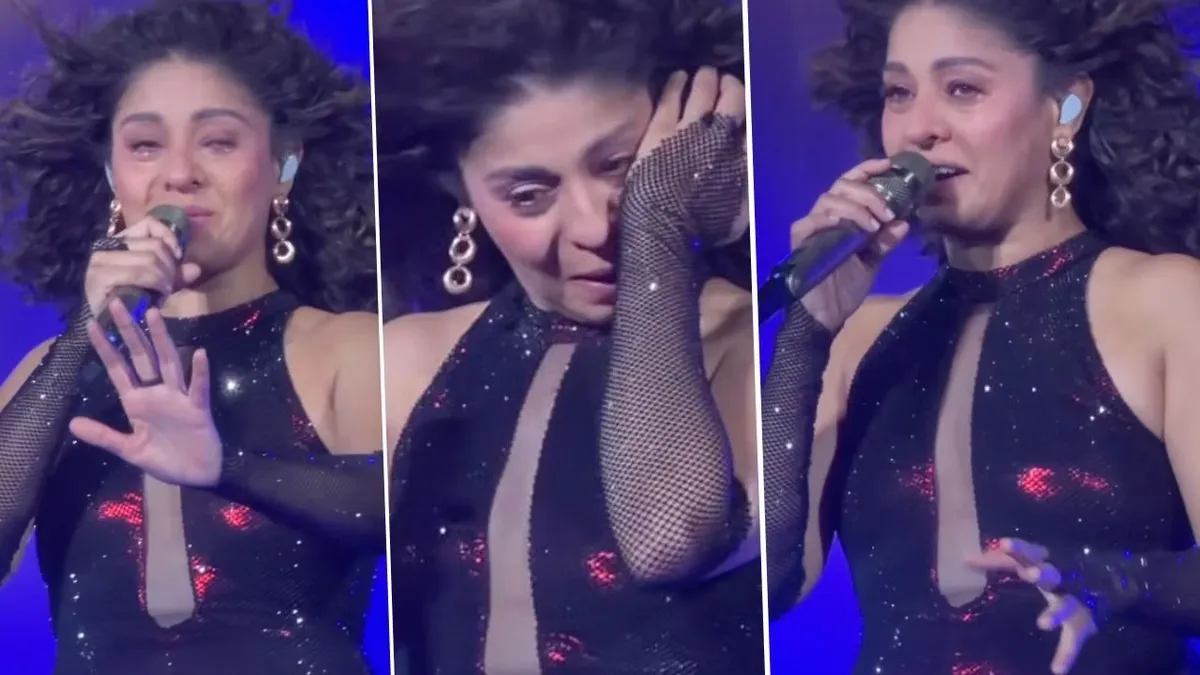 Viral Video: Sunidhi Chauhan Apologises to Fans During Lucknow Show