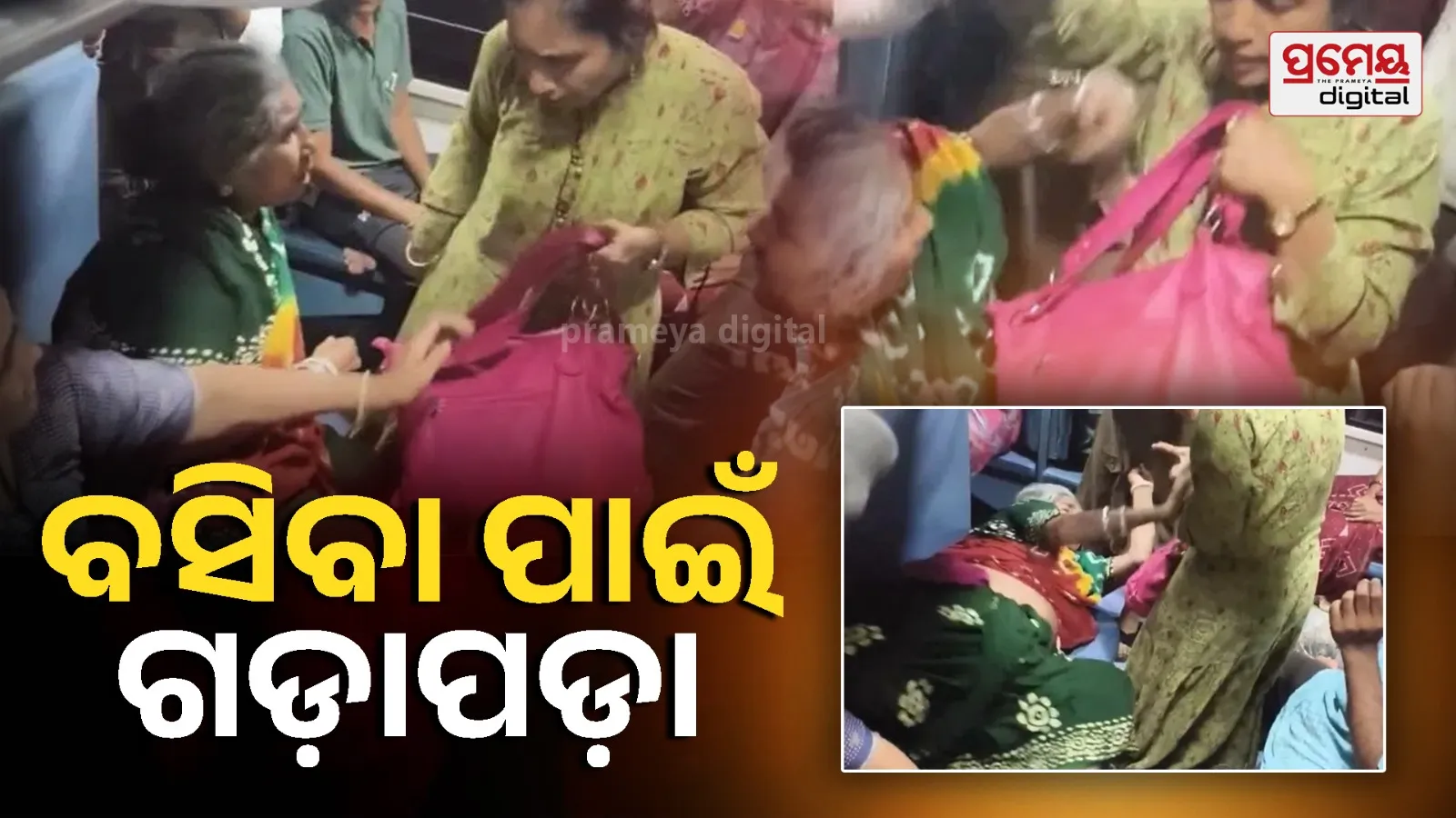 Train Seat Fight: Two Women Clash in Viral Video