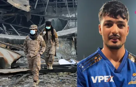 Afghan cricketer reacts