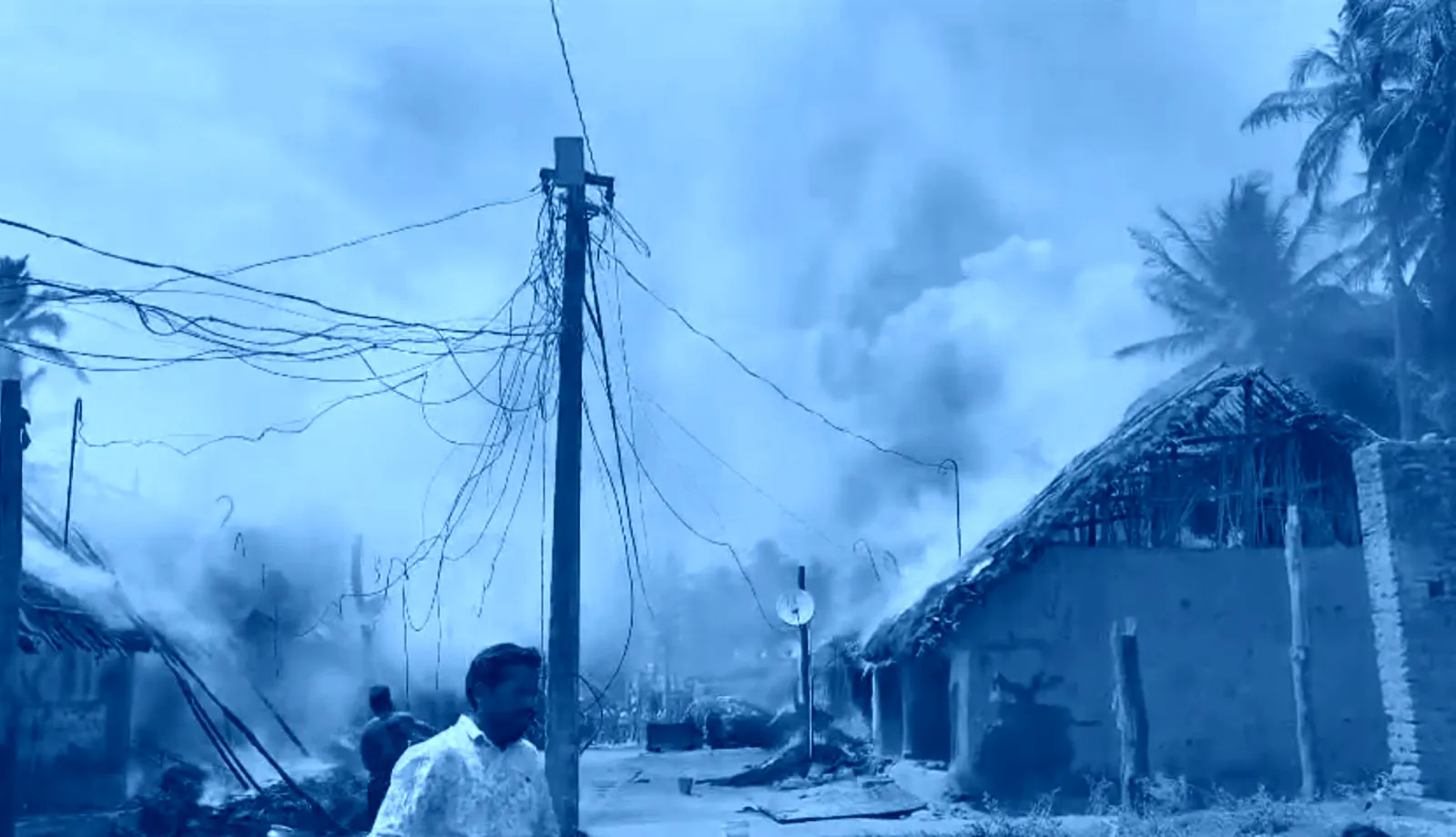 A 72-room house burned down in Gochha village
