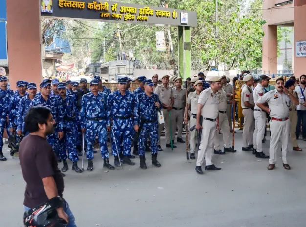 Delhi on Edge: Heavy Deployment in Uttam Nagar, Social Media Under Watch