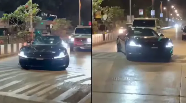 Hardik Pandya Saves ₹12 Crore Ferrari Stuck on Speed Breaker  