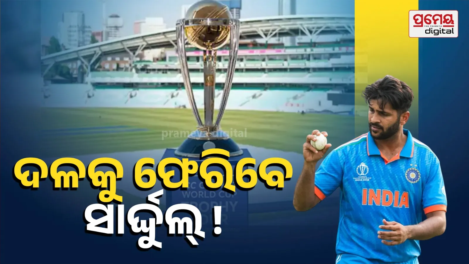 Shardul Thakur Eyes Comeback for ODI World Cup 2027 Squad